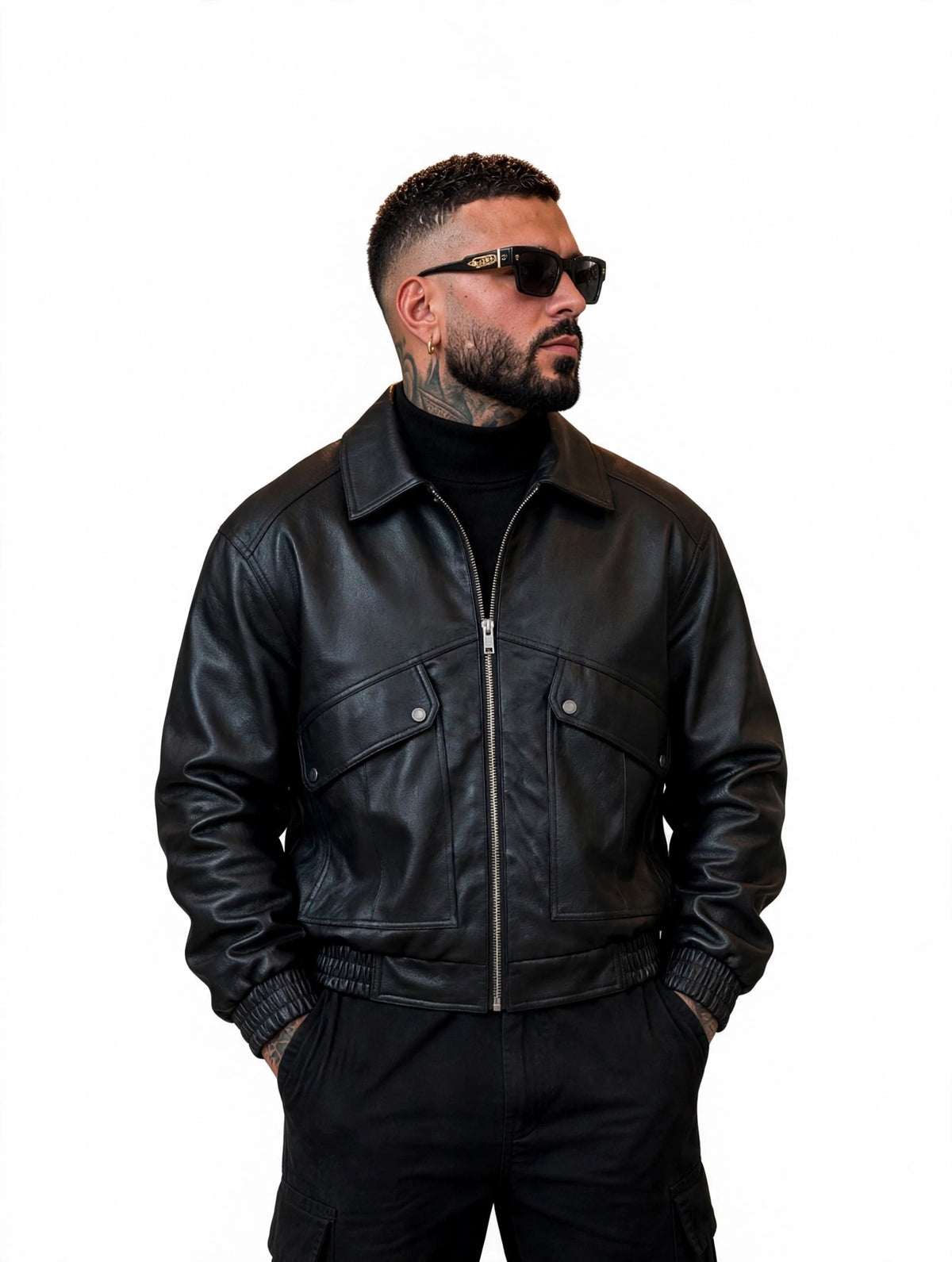 Bomber cargo noir