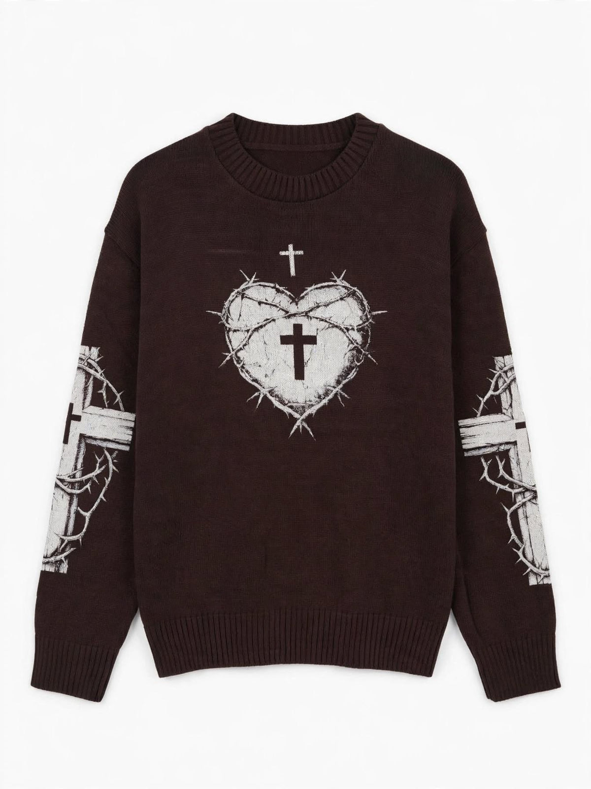 Felpa cuore sacro
