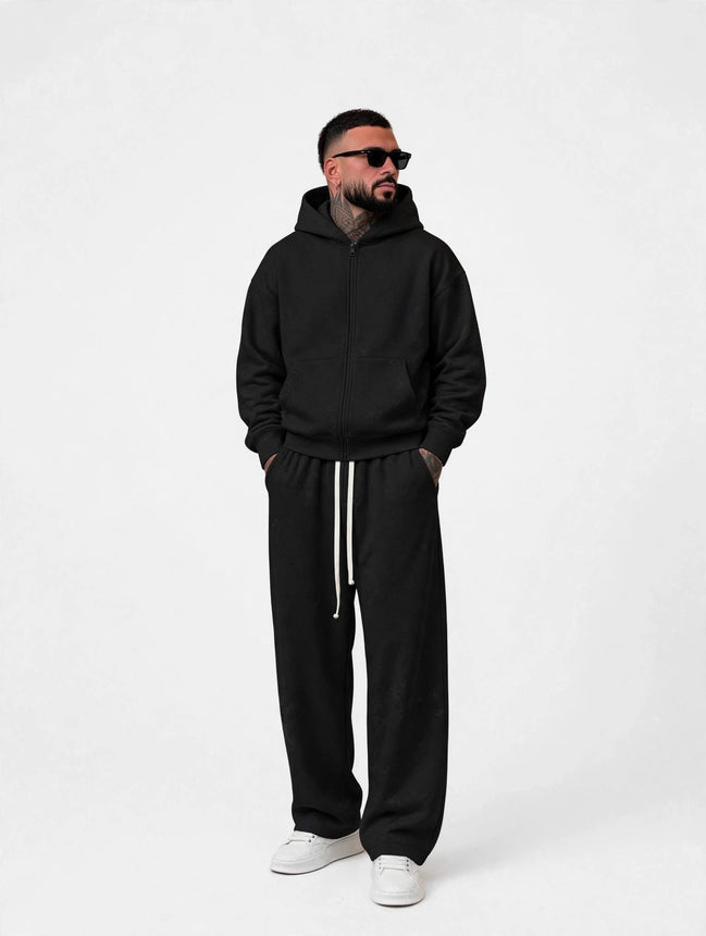 Hoodie zip & baggy pants