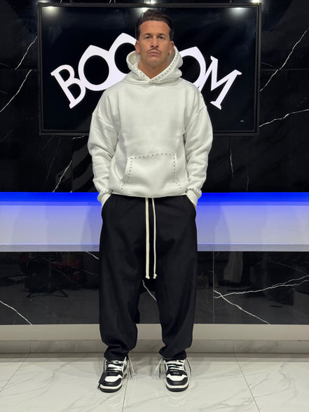 Felpa White borchiata PREMIUM