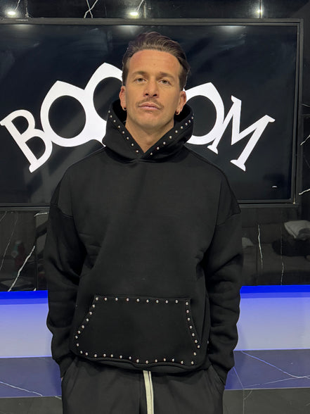 Felpa White borchiata PREMIUM