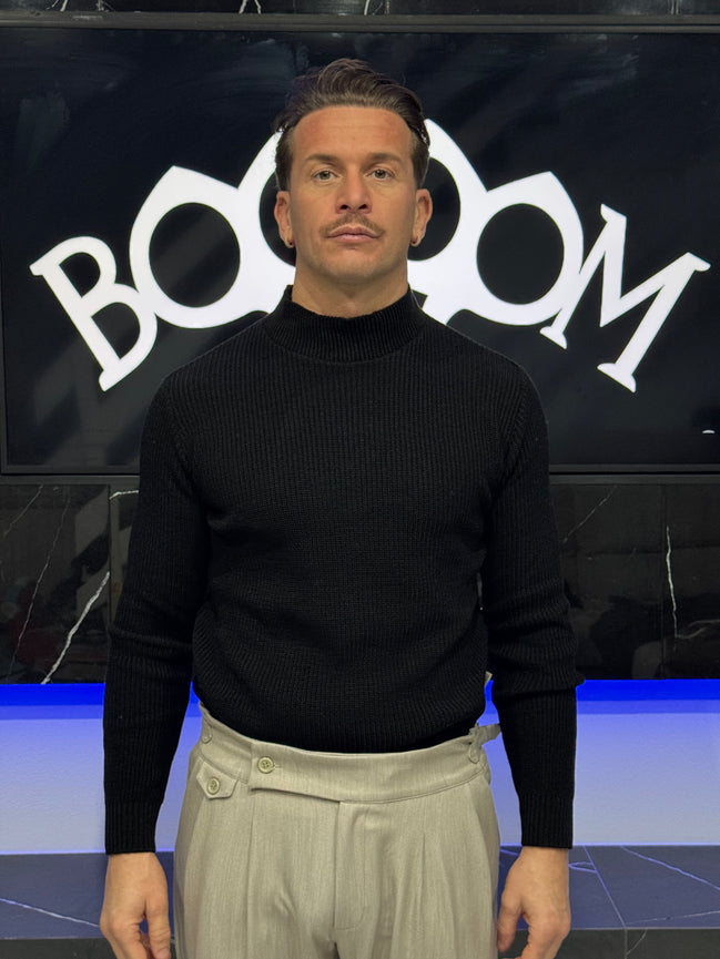 Maglione mezzo collo