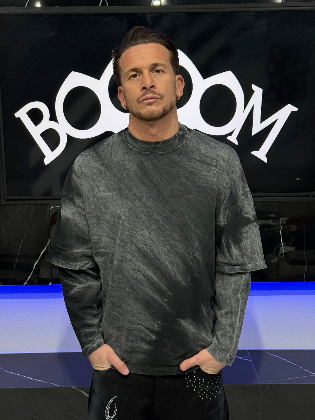 Long Sleeve marmorizzata