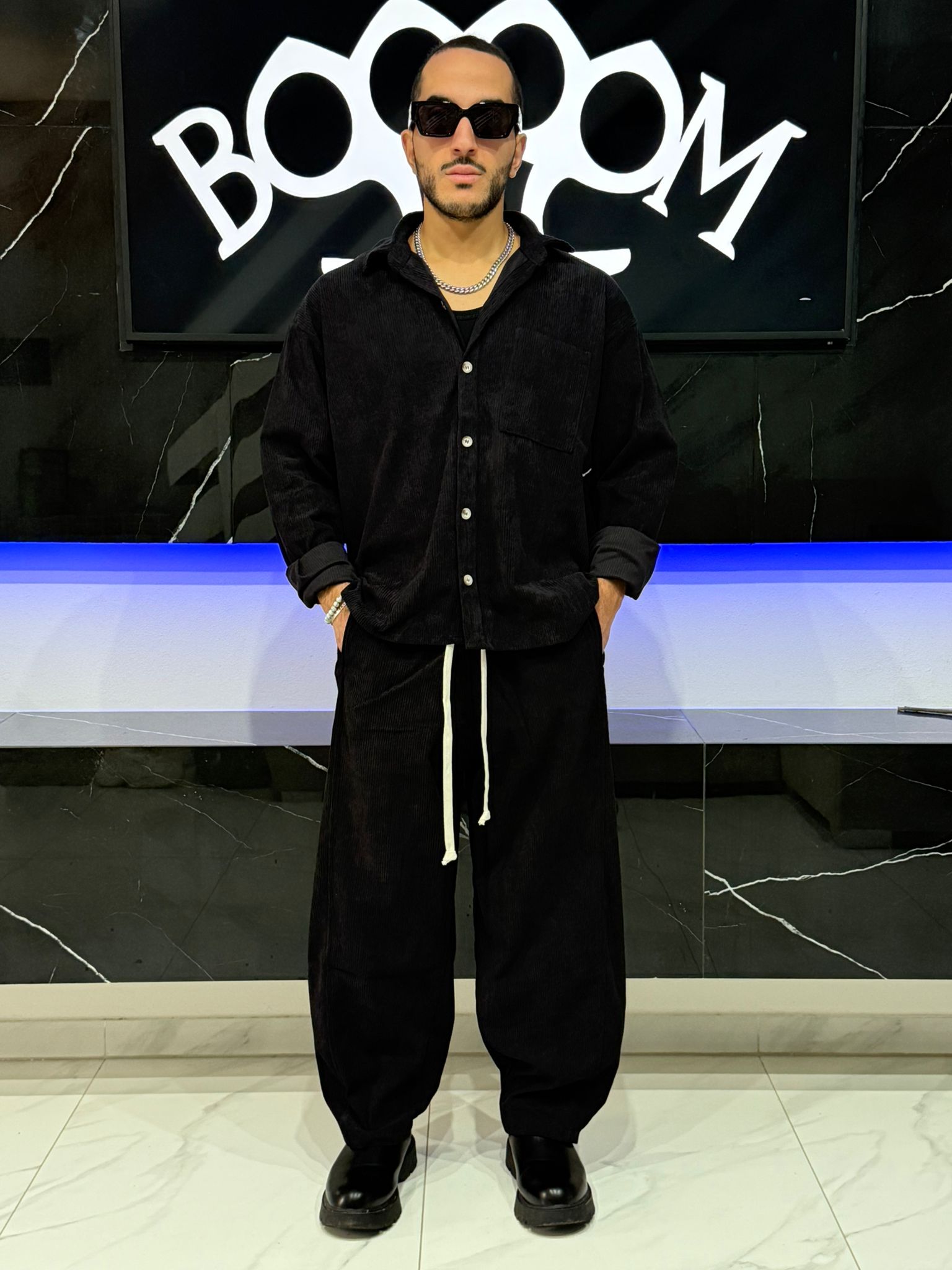 Coordinato Velluto Baggy