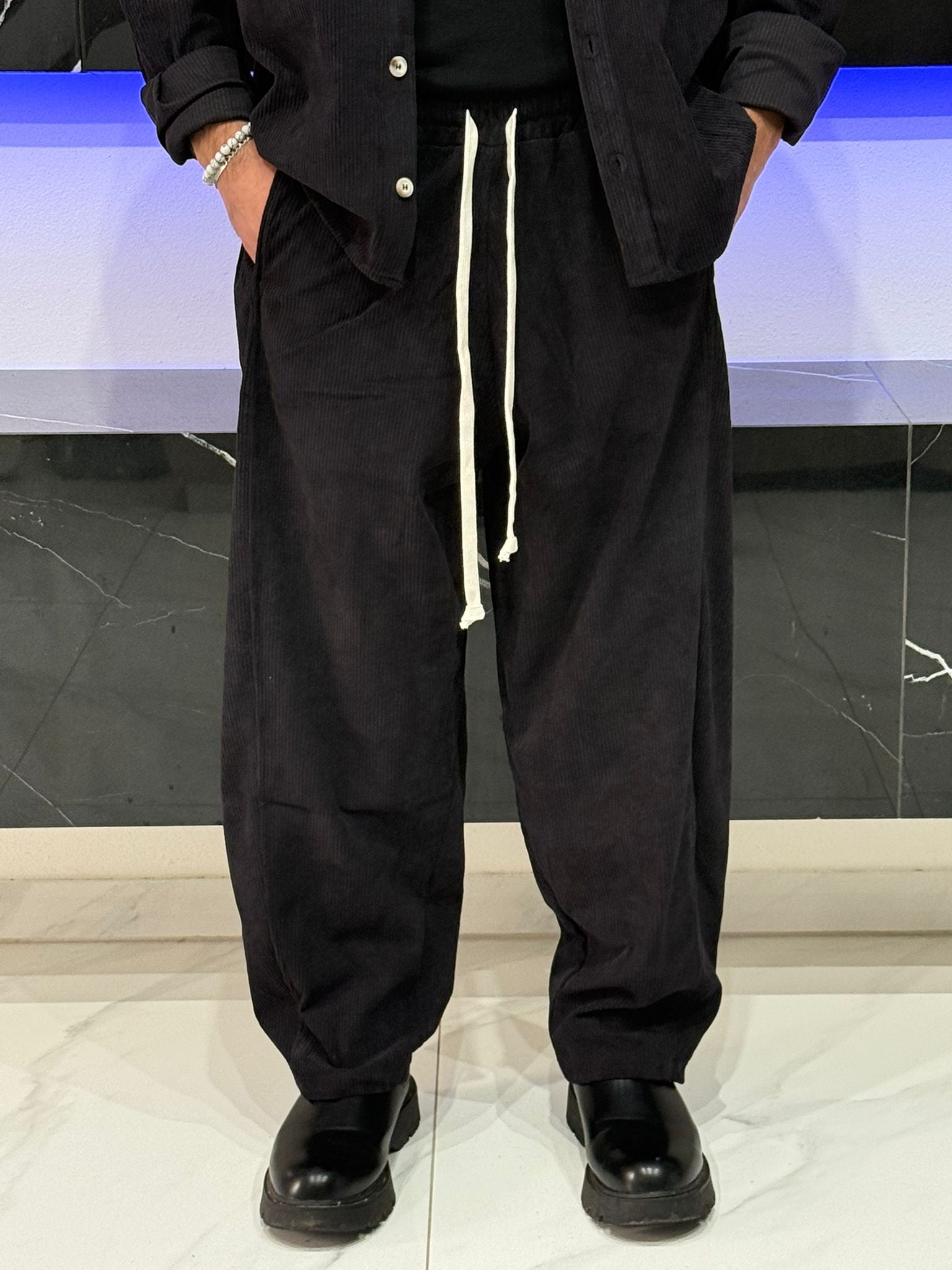 Coordinato Velluto Baggy