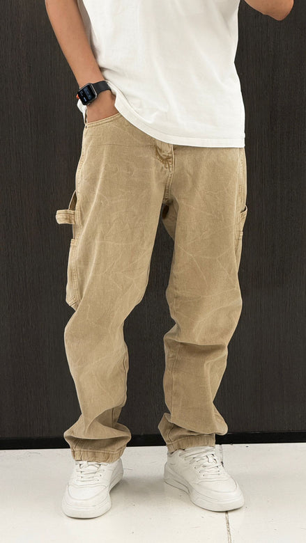 Jeans Baggy Beige