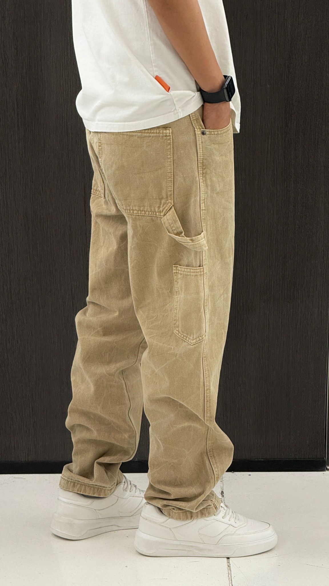 Jeans Baggy Beige