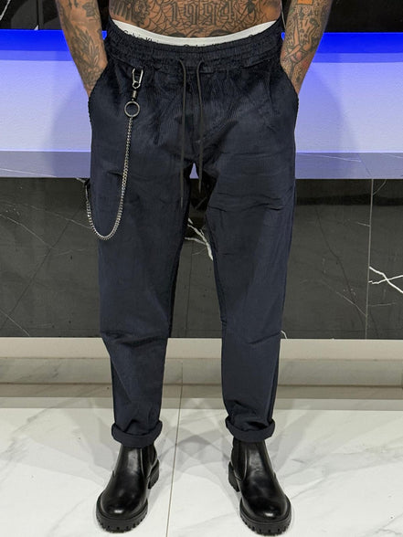 Coordinato Velluto Blu