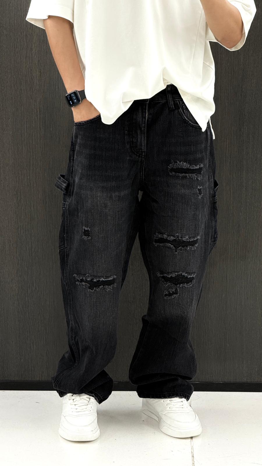 Jeans Baggy con rotture