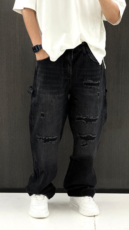 Jeans Baggy con rotture