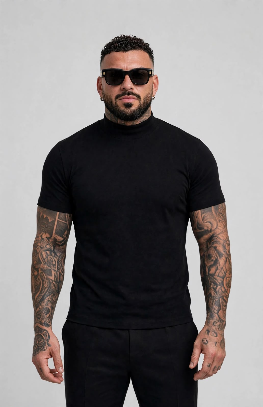 T-shirt mezzo collo